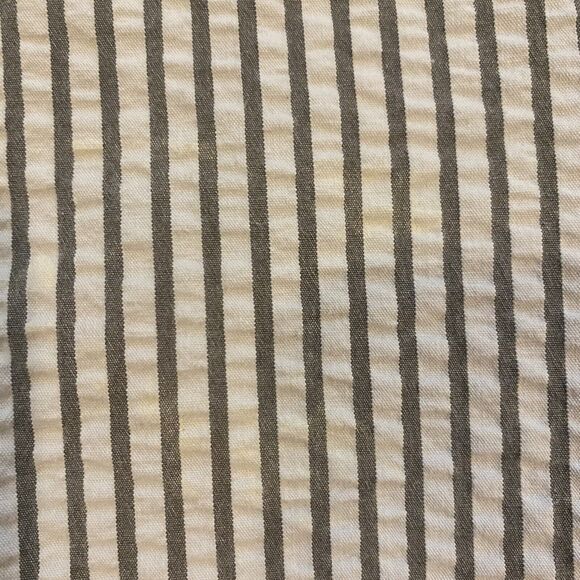 Jones New York Cropped Pants ~ Sz 8 ~ White ~ High Rise ~ 23" Inseam ~ Striped - Picture 3 of 6